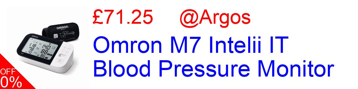 25% OFF, Omron M7 Intelii IT Blood Pressure Monitor £71.00@Argos