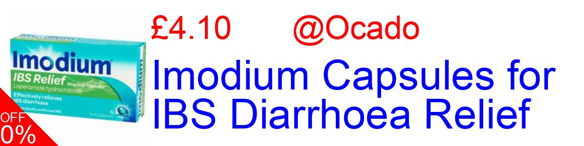 9% OFF, Imodium Capsules for IBS Diarrhoea Relief £4.10@Ocado