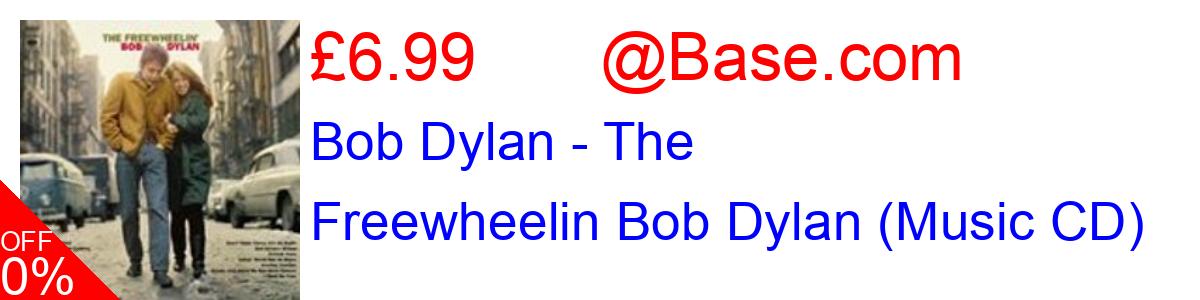 40% OFF, Bob Dylan - The Freewheelin Bob Dylan (Music CD) £6.99@Base.com