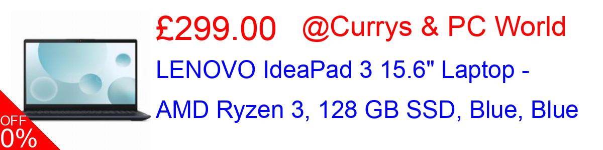 25% OFF, LENOVO IdeaPad 3 15.6