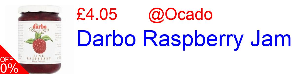 11% OFF, Darbo Raspberry Jam £4.05@Ocado