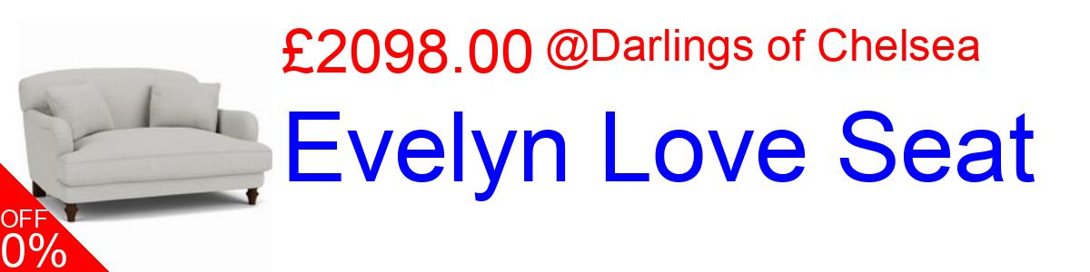 20% OFF, Evelyn Love Seat £1961.00@Darlings of Chelsea