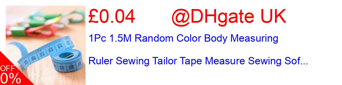92% OFF, 1Pc 1.5M Random Color Body Measuring Ruler Sewing Tailor Tape Measure Sewing Sof... £0.04@DHgate UK